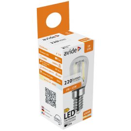 Avide LED Filament T26 2W E14 Λευκό 4000K
