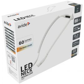 Avide LED Φακός Φωτισμού Λαιμού για Διάβασμα Βιβλίου 2W