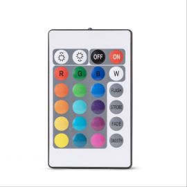 Avide LED Ταινία 12V 72W RGB 24 Πλήκτρα IR Τηλεχειριστήριο και Ελεγκτής