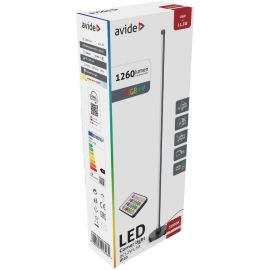 Avide LED Φωτιστικό Δαπέδου Γωνίας RGB + W με με Αισθητήρα Μουσικής