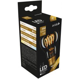Avide LED Soft Filament Κοινή 5W E27 360° Θερμό 2700K