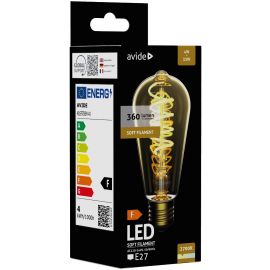 Avide LED Soft Filament ST58 4W E27 360° Θερμό 2700K