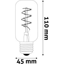 Avide LED Soft Filament T45 4.5W E27 Θερμό 2700K