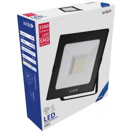 Avide LED Προβολέας Slim SMD 30W 6400K