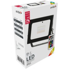 Avide LED Προβολέας Slim SMD  30W RGB με Τηλεχειριστήριο