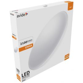 Avide LED Μοντέρνα Πλαφονιέρα Οροφής Emma 24W 375*50mm NW 4000K