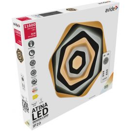 Avide Μοντέρνα Πλαφονιέρα Οροφής LED Atina 85W