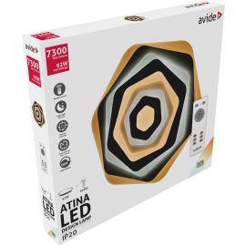 Avide Μοντέρνα Πλαφονιέρα Οροφής LED Atina 92W