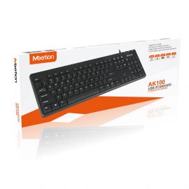 Meetion MT-AK100 USB Ενσύρματο Πληκτρολόγιο