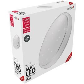 Avide LED Μοντέρνα Πλαφονιέρα Οροφής Alice IP44 18W 330*100mm Θερμό 3000K