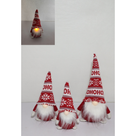 Artezan LED Χριστουγεννιάτικος Νάνος 25cm-LED Μύτη, 2xCR2032 Περιλαμβάνεται