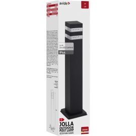 Avide Εξωτερικό Φωτιστικό Κήπου Jolla LED 2W Θερμό 500mm IP44 Μαύρο