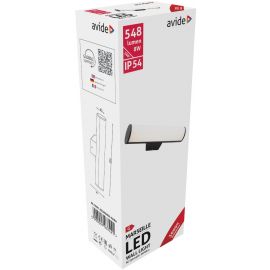 Avide Εξωτερικό Φωτιστικό Τοίχου Marseille Horizontal LED 8W Θερμό 3000K IP54