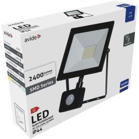 Avide Value LED Προβολέας Slim SMD  30W Ψυχρό 6400K Φωτοκύτταρο