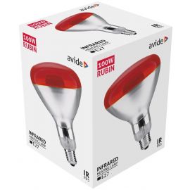 Avide Infra Bulb R95 E27 100W Red