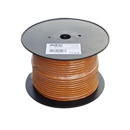 ATC-107 Στροφείο SFTP CAT7 CCA Plastic Drum PVC Orange 100m