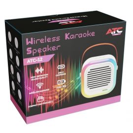 ATC-12 Ασύρματο Ηχείο Καραόκε 10W RGB