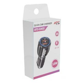 ATC-CA02 Φορτιστής Αυτοκινήτου Ταχείας Φόρτισης 15W