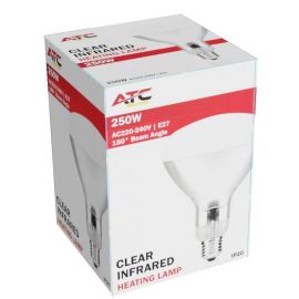 ATC Λάμπα Υπερύθρων 250W IP20 Διάφανο