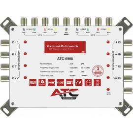 ATC Πολυδιακόπτης ATC-0908 (2 Sat + 1 Ter / 8 Εξόδοι)