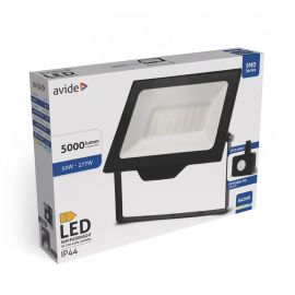 Avide Προβολέας LED SMD 50W CW 6400K με Γρήγορη σύνδεση και Προαιρετικό PIR