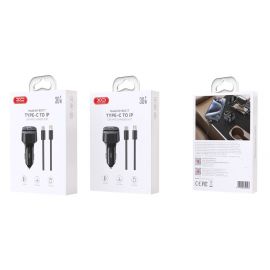 XO BCC17 Smart Bluetooth MP3 A+C Dual Port PD30W Φορτιστής Αυτοκινήτου με καλώδιο Type-C