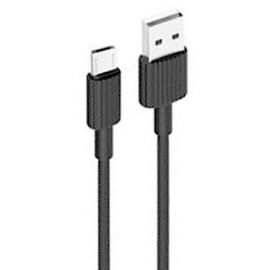 XO NB156 USB Καλώδιο Φόρτισης για Micro Μαύρο