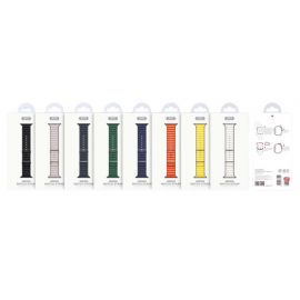 XO BT02B Λουράκι Ρολογιού Σιλικόνης Universal Κίτρινο 42/44/45/49mm