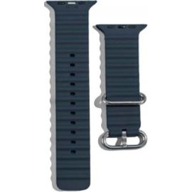 XO BT02B Marine Λουράκι Ρολογιού Σιλικόνης Universal 42/44/45/49mm Μπλε Γκρι