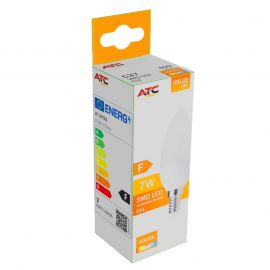 ATC SMD LED Κερί C37 230V 7W/600LM E14 4000K