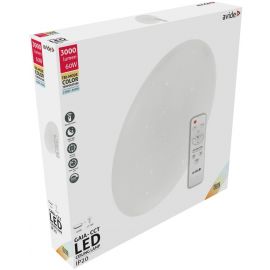 Avide LED Μοντέρνα Πλαφονιέρα Οροφής Gaia-CCT 60W με Τηλεχειριστήριο 