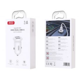 XO CC67 Mini Smart Dual USB Φορτιστής αυτοκινήτου 2.4A