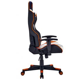 Meetion MT-CHR15 Gaming Καρέκλα / Μαύρο + Άσπρο + Πορτοκαλί
