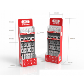 XO-Double-sided display rack 180cm/60cm/36cm