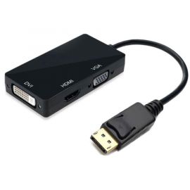 Μετατροπέας DP Αρσ. Σε HDMI/VGA/DVI Μαύρο