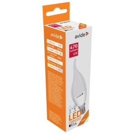 Avide LED Κερί Φλόγα  6W E14 Λευκό 4000K Υψηλής Φωτεινότητας