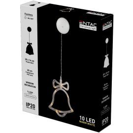 Entac Christmas Window Decoration Bell 10 LED WW 3xAAA excl.
