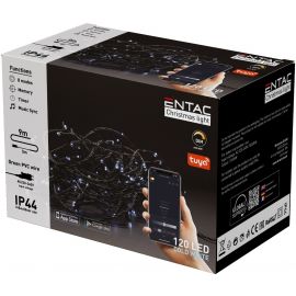 Entac Χριστουγεννιάτικα Λαμπάκια IP44 120 LED Ψυχρό 9m Tuya