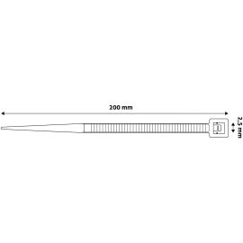 Entac Δεματικά ECT-2.5-200-B Μαύρο