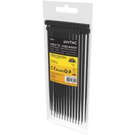 Entac Cable Tie 4.8mmx250mm Black