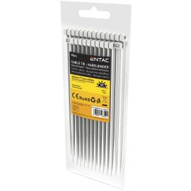 Entac Cable Tie 7.6mmx450mm White