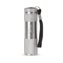 Entac Φακός Χειρός 1W 9LED ALU Ασημί