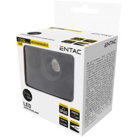 Entac Φακός Κεφαλής Zoom Με Αισθητήρα Κίνησης 10W XHP50+ Κόκκινο