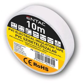 Entac Μονωτική 0.13x19mm Λευκό 10m