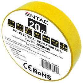 Entac Insulation Tape 0.13x19mm Yellow 20m