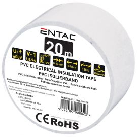 Entac Μονωτική 0.13x50mm Άσπρο 20m