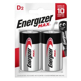 Energizer Max Αλκαλική D (2τμχ)
