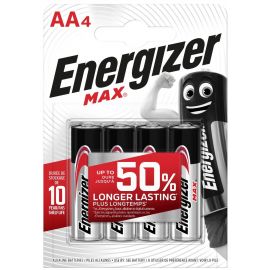 Energizer Max Alkaline Μπαταρία AA (4 τμχ)