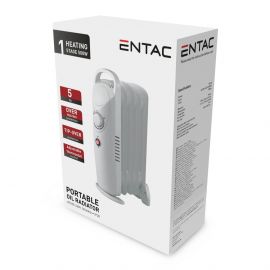 Entac Mini Καλοριφέρ Λαδιού με 5 Φέτες 500W 