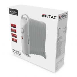 Entac Mini Καλοριφέρ Λαδιου με 9 Φέτες 1000W